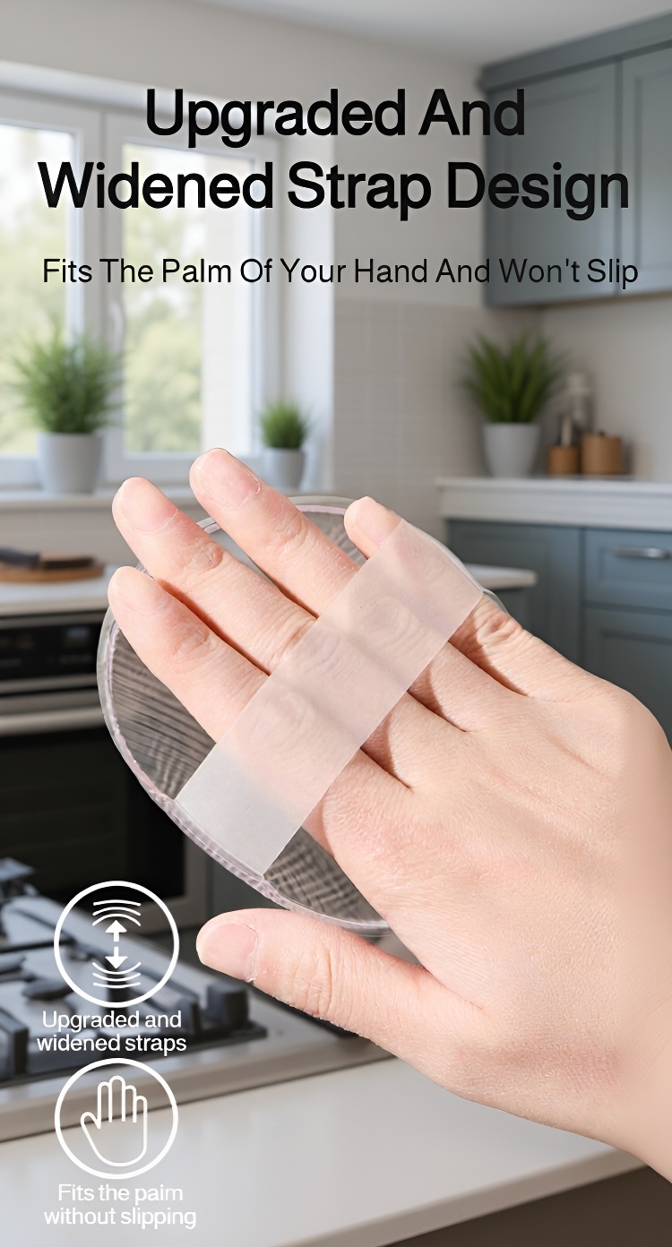 Close-up of soft silicone bristles on lotion applicator