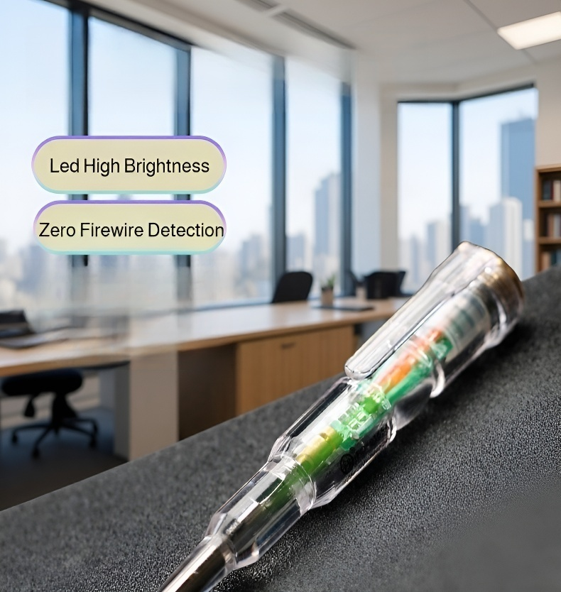 Smart Induction Electric Tester Pen detecting voltage in outlet