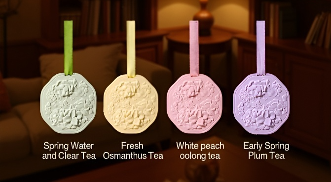 Wardrobe Scented Wax Tablet Hanging in Closet