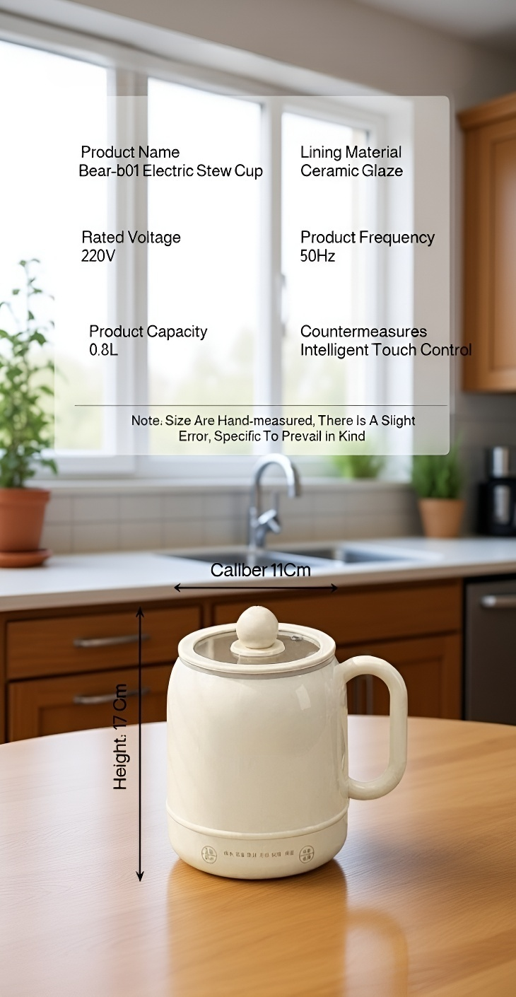 Electric stew cup for students and professionals