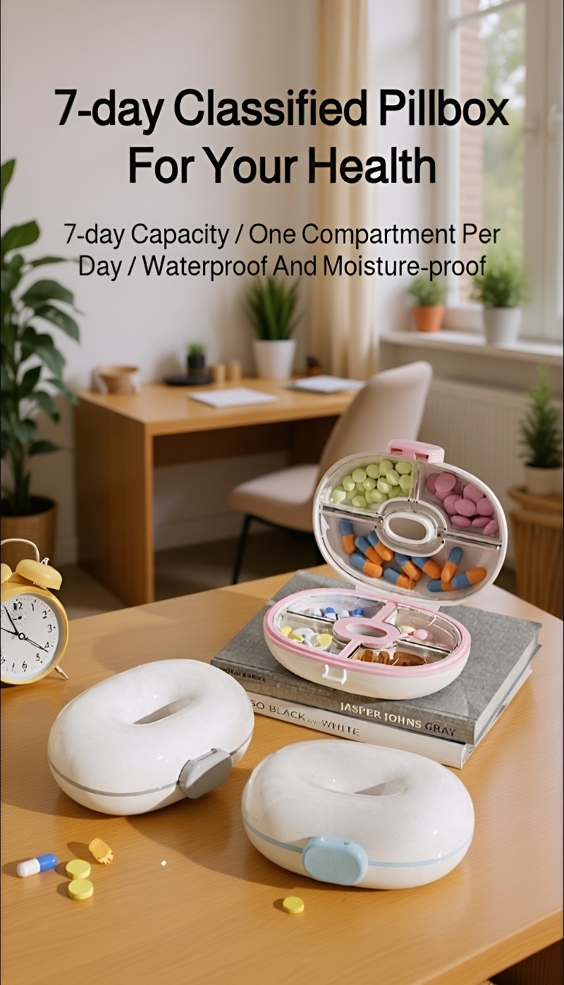 Travel-friendly jewelry and pill organizer with snap-lock compartments