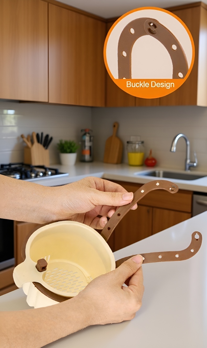 Drain basket for kitchen sink with water drainage holes