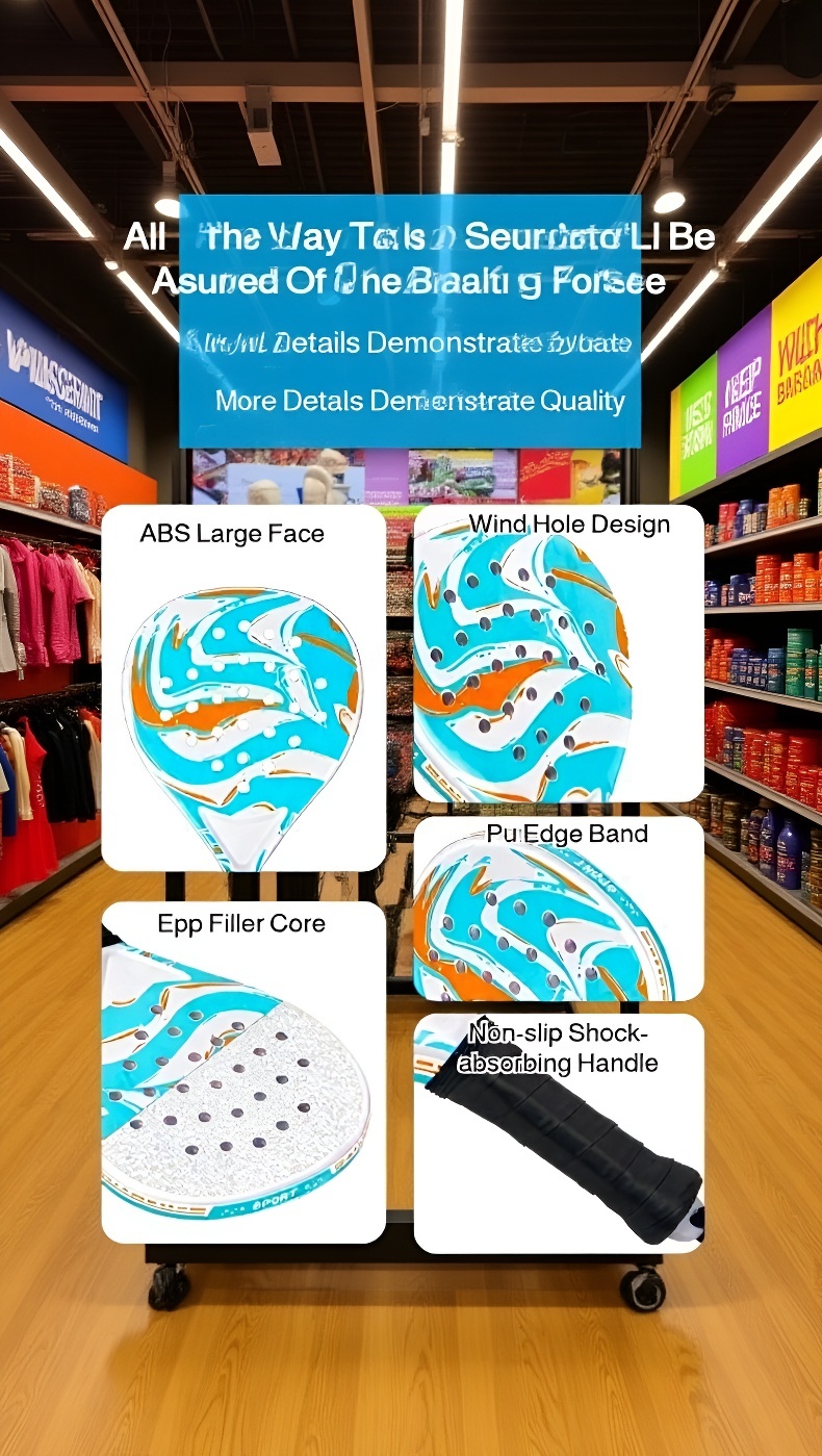 Durable tennis racket with ergonomic grip