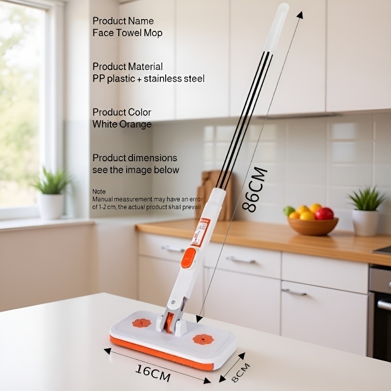 Lazy Hands-Free Face Towel Mop