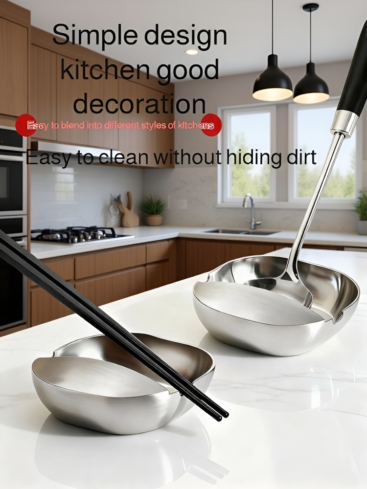 Easy-to-clean stainless steel spatula organizer