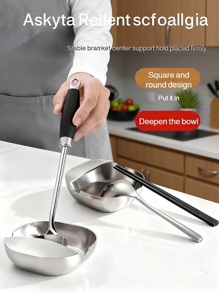 Rust-resistant stainless steel kitchen utensil organizer