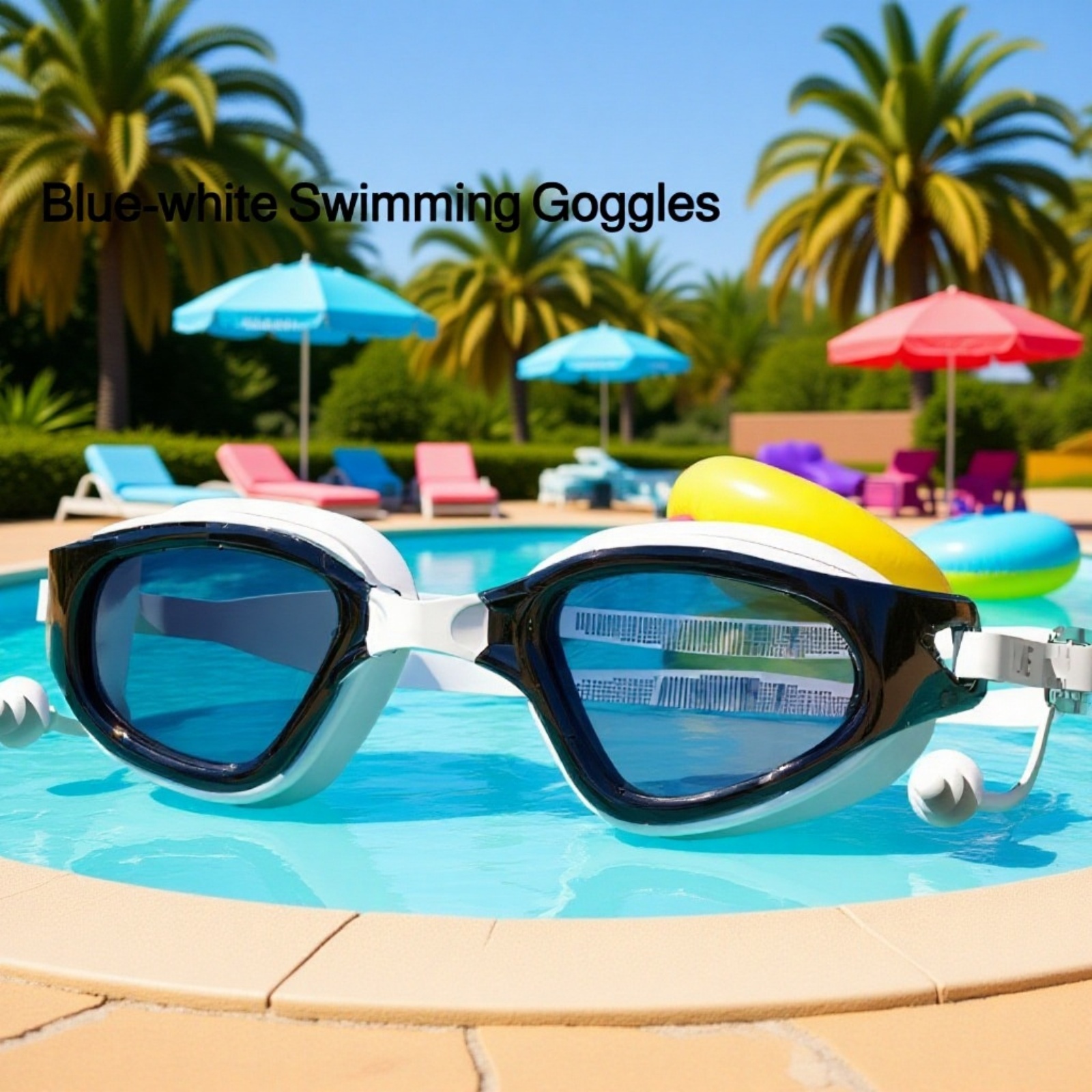 High-definition anti-fog goggles for swimmers