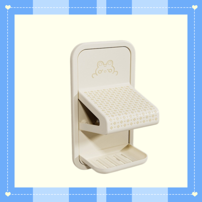 Wandmontierte rutschfeste Fußmatte für das Badezimmer