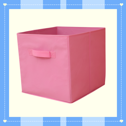 Zusammenklappbare stoffbezogene Aufbewahrungsbox, ohne Montage