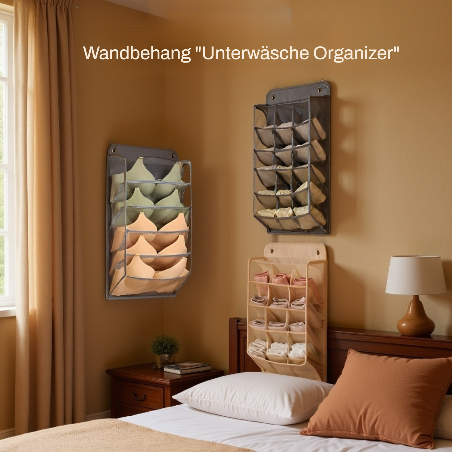 Hängende Aufbewahrungstasche für Unterwäsche