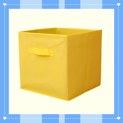 Zusammenklappbare stoffbezogene Aufbewahrungsbox, ohne Montage