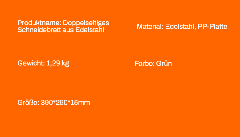 Schneidebrett für Gemüse, Fleisch und Brot