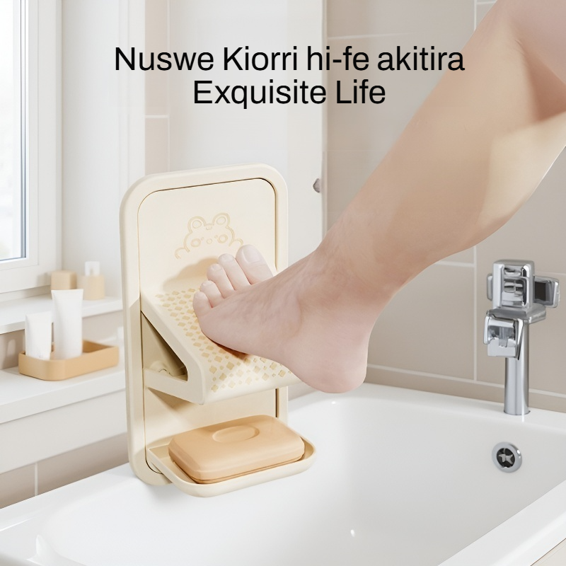 Wandmontierte rutschfeste Fußmatte für das Badezimmer