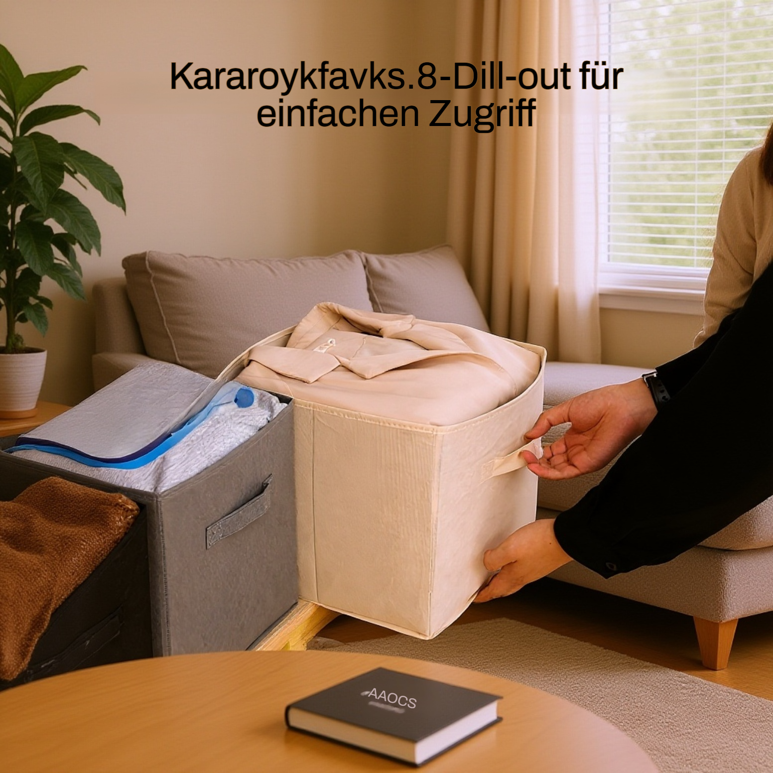 Vielseitige Organizer-Box ohne Montage