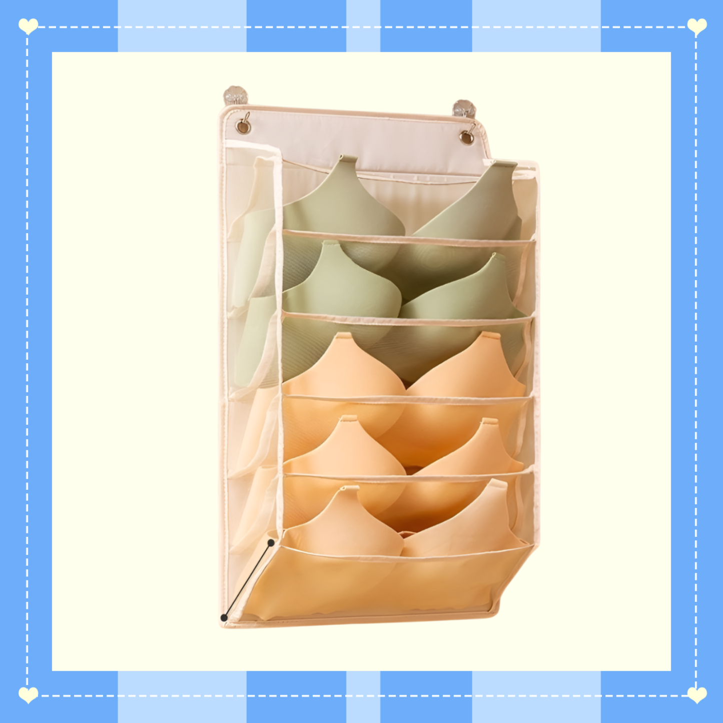 Hängende Aufbewahrungstasche für Unterwäsche
