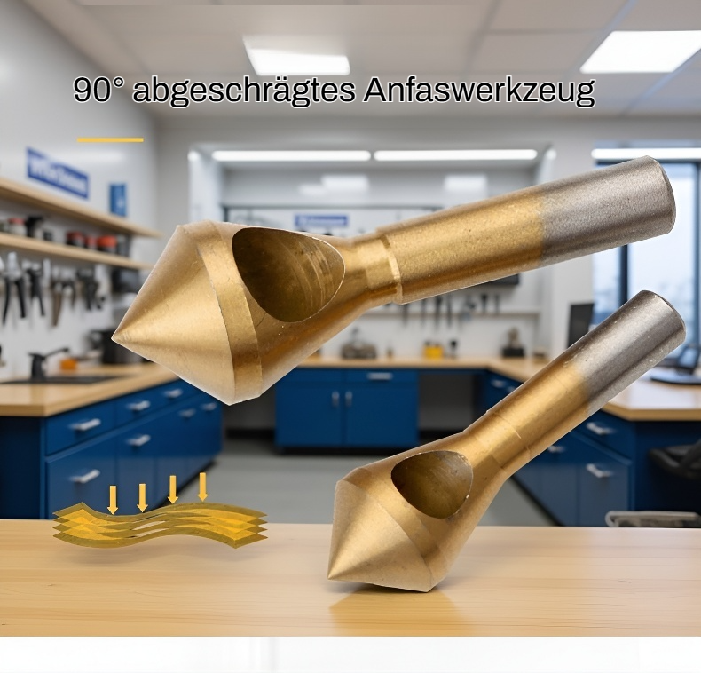 Robuster Fasenfräser-Bohrer für verschiedene Materialien