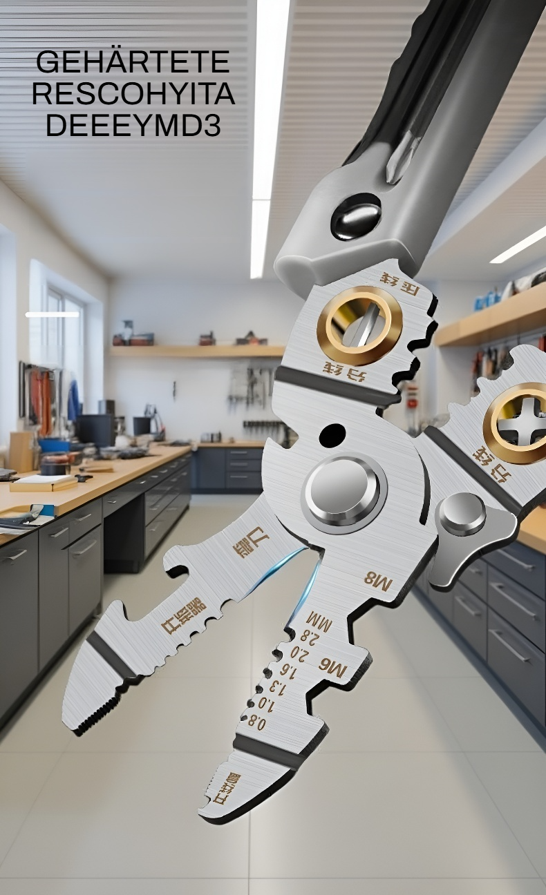 Abisolierzange mit ergonomischem Griff