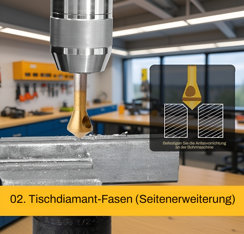 Hochwertiger Fasenfräser-Bohrer für Profis