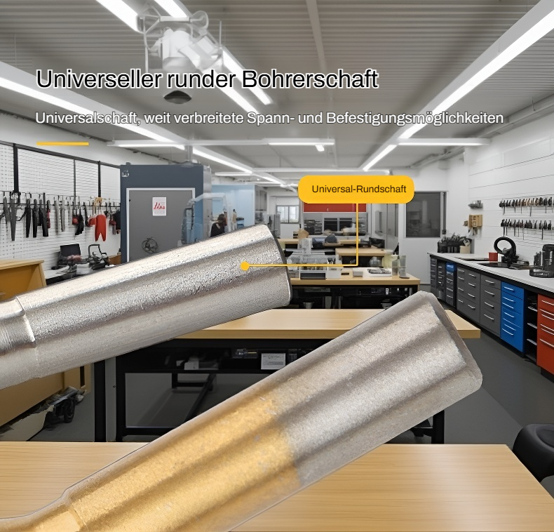 Detailansicht des Fasenfräser-Bohrers