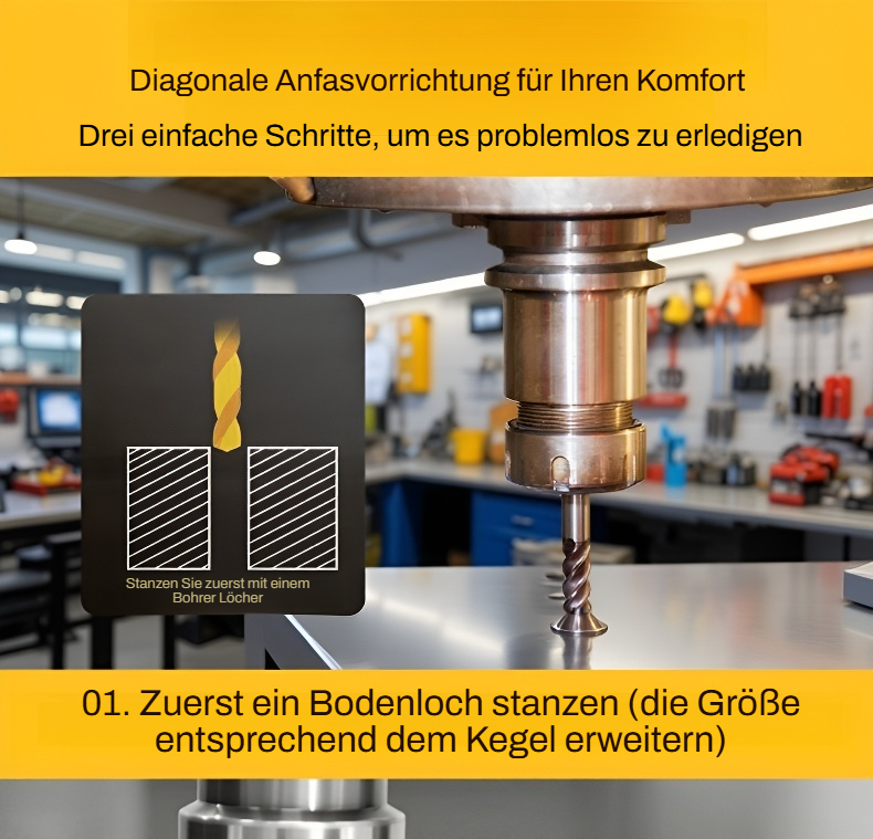 Fasenfräser-Bohrer Werkzeug für Metallbearbeitung