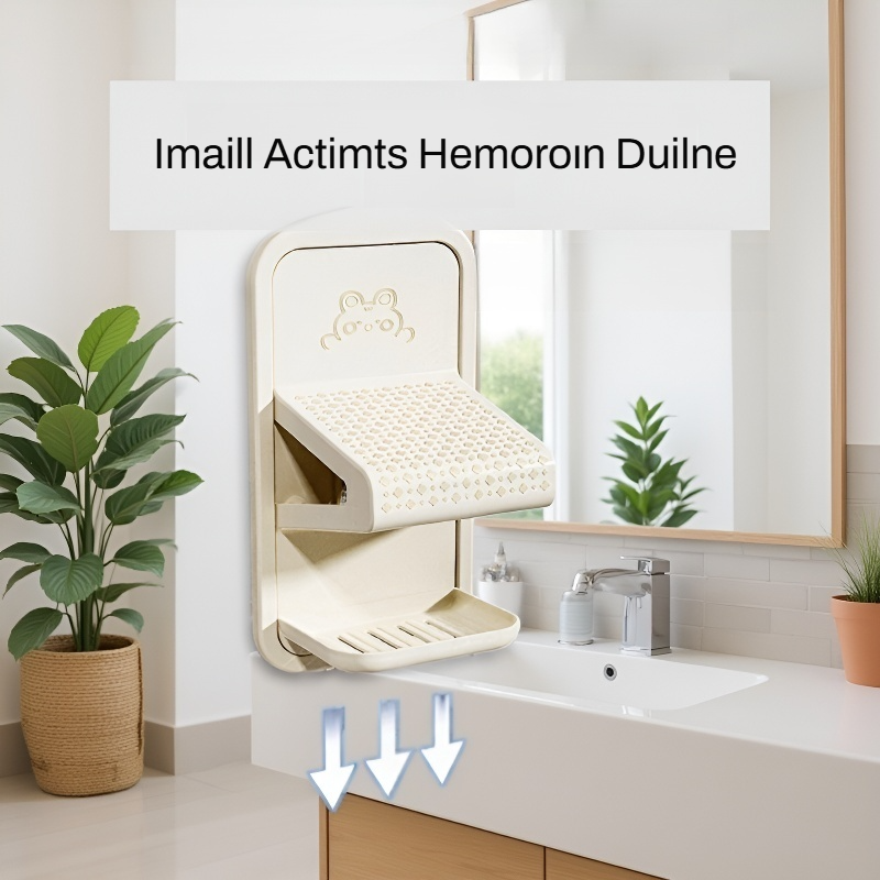 Wandmontierte rutschfeste Fußmatte für das Badezimmer