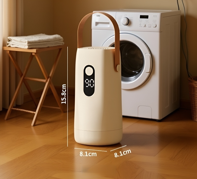 Platzsparender Trockner für unterwegs