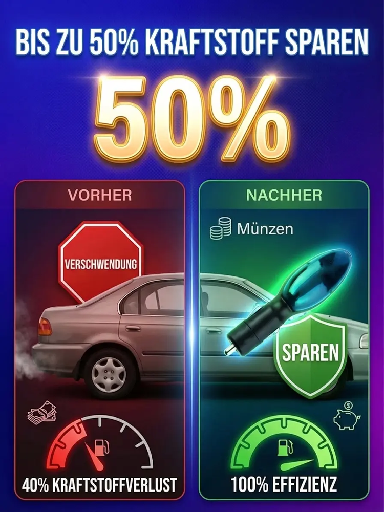 Kraftstoffoptimierer 🚘✨ Bis zu 40 Prozent Sprit sparen ✨ Plug-and-Play für PKW ab 2001 ✨ Sicherfür den Motor 🌱