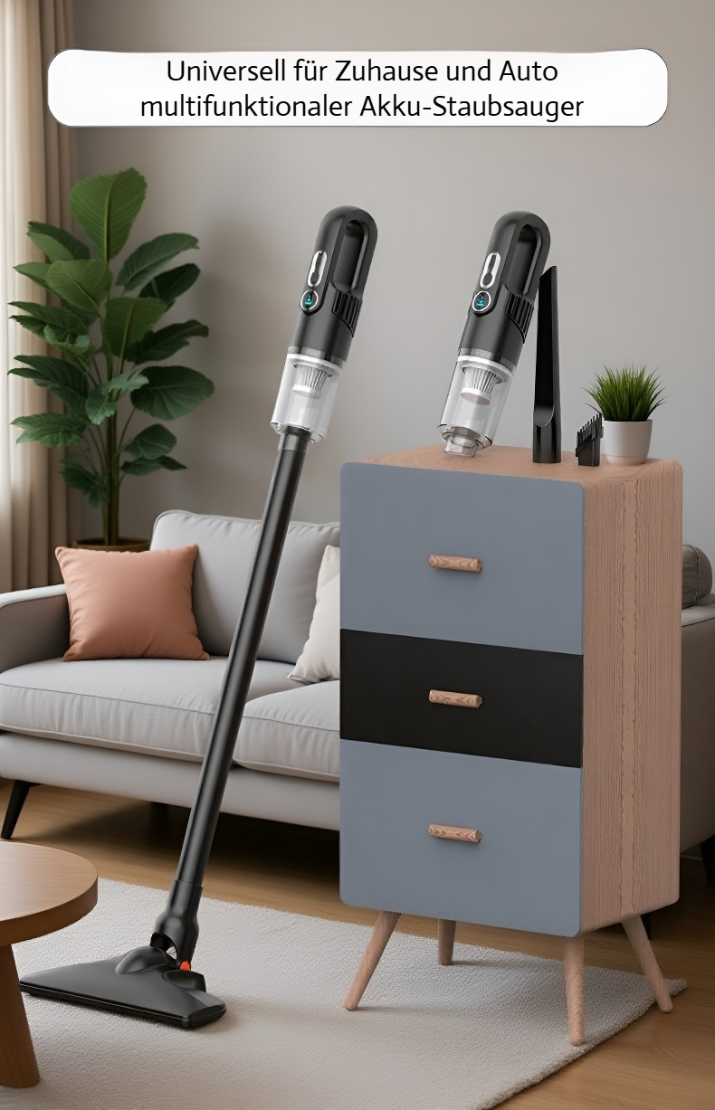 Sturmstaubsauger mit starker Saugleistung auf Teppichboden