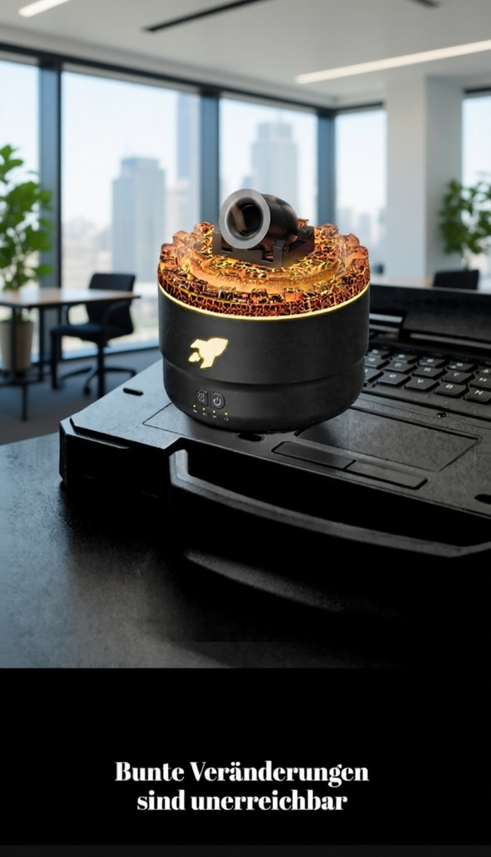 Nebeldiffusor für entspannte Atmosphäre im Schlafzimmer