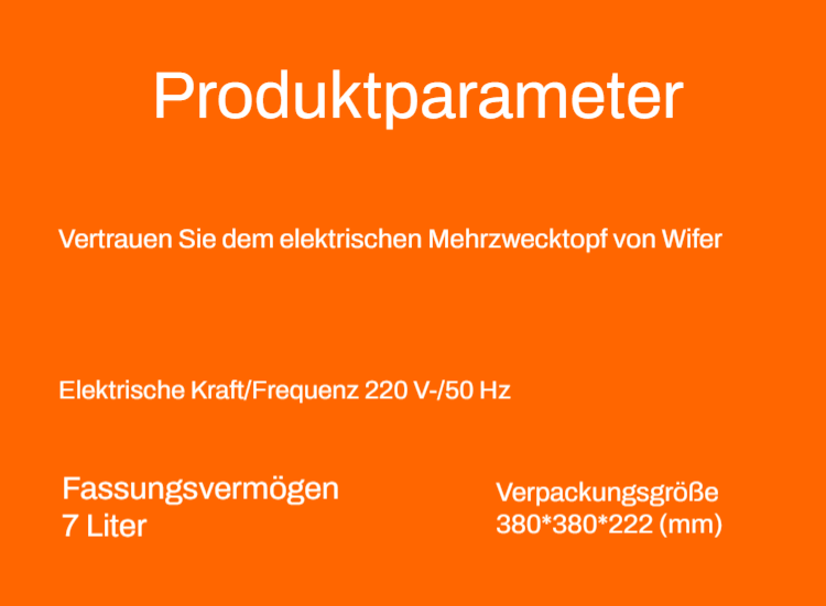 Kochbehälter mit abnehmbaren und leicht zu reinigenden Einsätzen