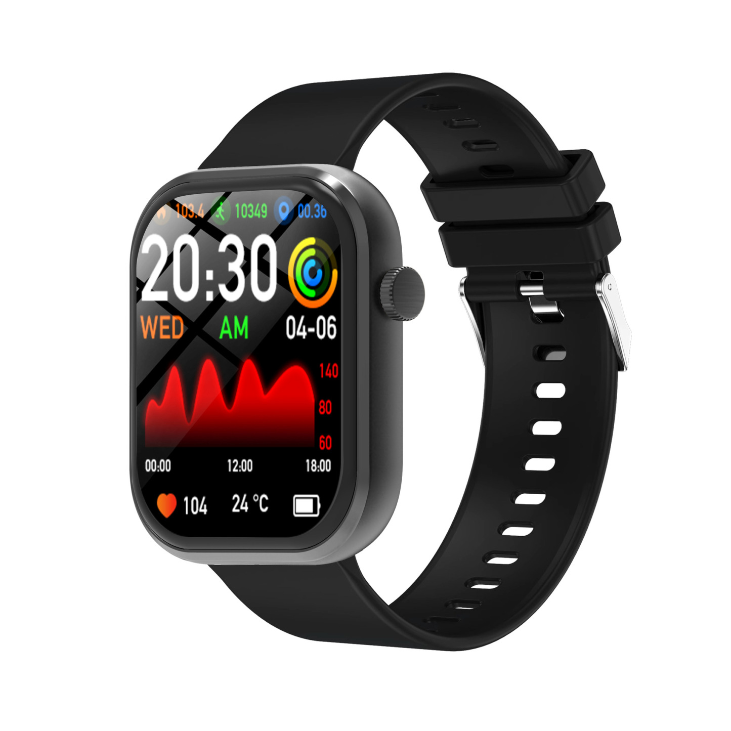VitalGuard Pro Smartwatch | 24h EKG und Sturzerkennung für Senioren | Deutscher Präzisionssensormit GPS ❤️⌚