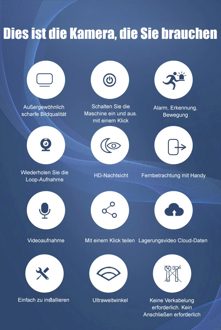 Nachtsichtfunktion der intelligenten Kamera