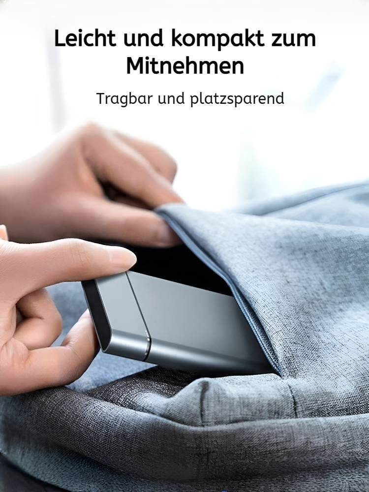 【Hafen Hamburg Lagerverkauf】Mobile 16TB SSD | Militärstandard IP65 | 950MB/s Blitzgeschwindigkeit ✨