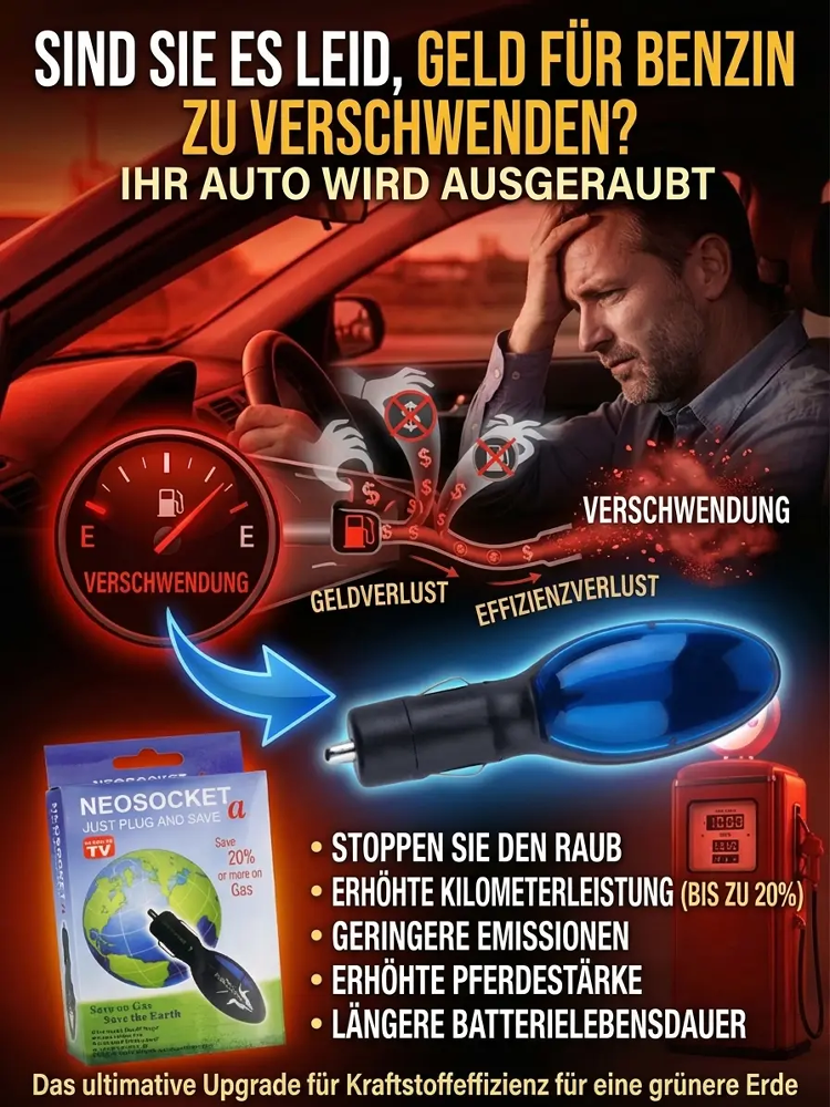Kraftstoffoptimierer 🚘✨ Bis zu 40 Prozent Sprit sparen ✨ Plug-and-Play für PKW ab 2001 ✨ Sicherfür den Motor 🌱
