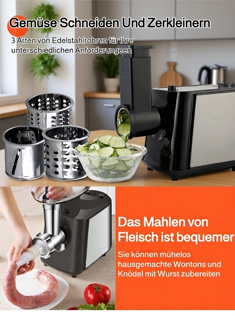 Edelstahl Fleischwolf für die Küche