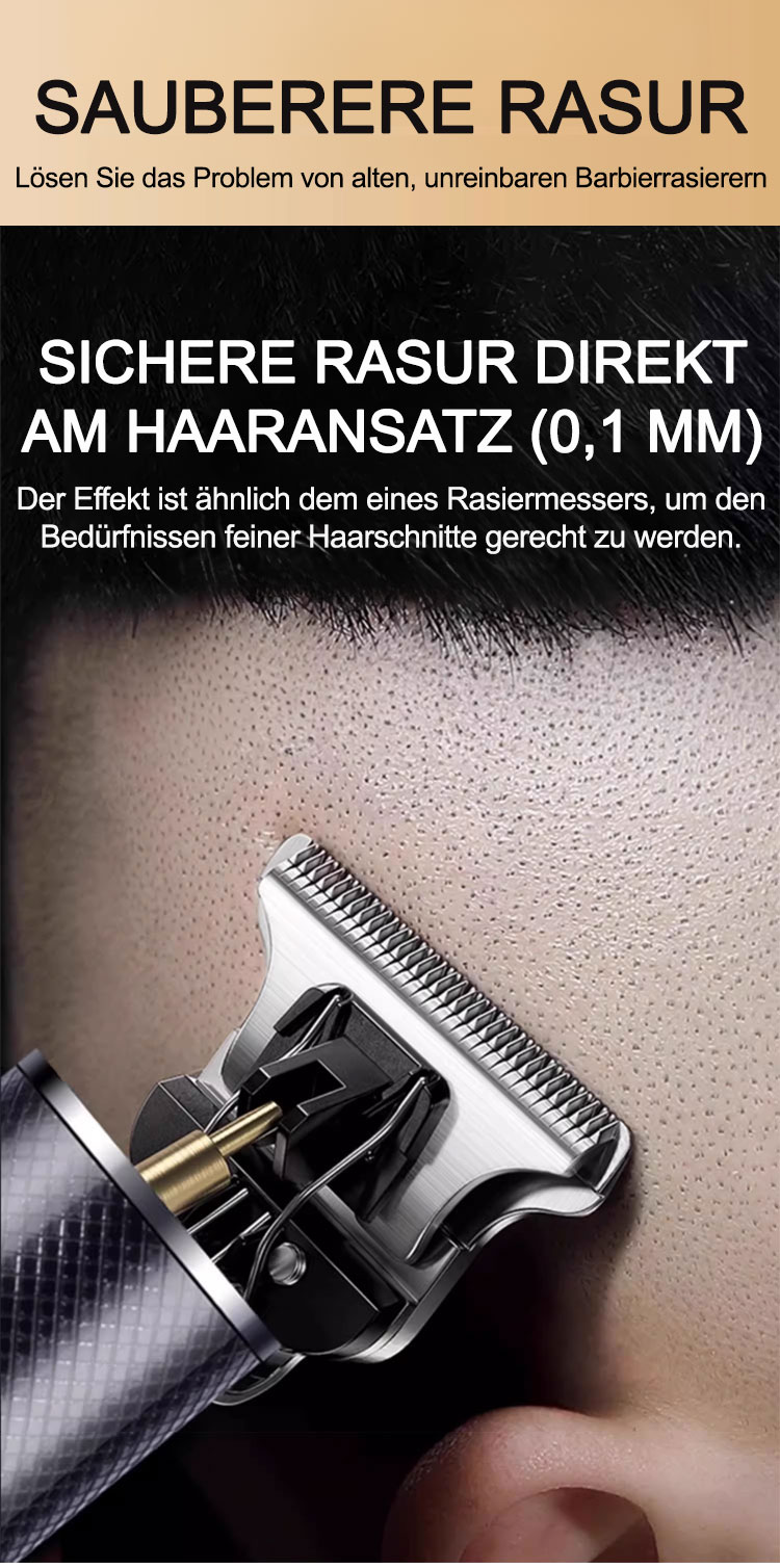 Kompakter Elektrorasierer für Reisen und unterwegs