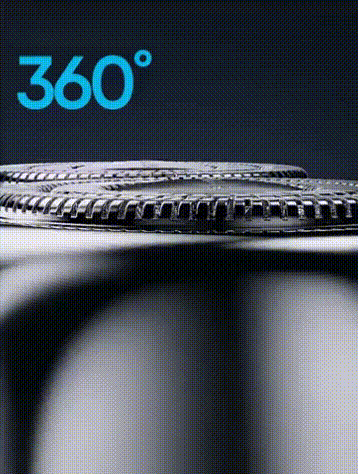 Hautschonende Rasur mit Doppelklingen-Technologie