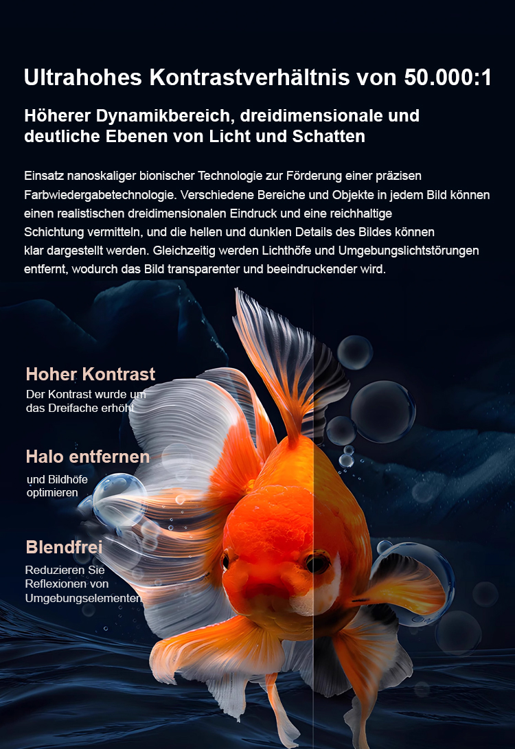 Autofokus-Korrektur Funktion beim Magcubic 4K+ Projektor