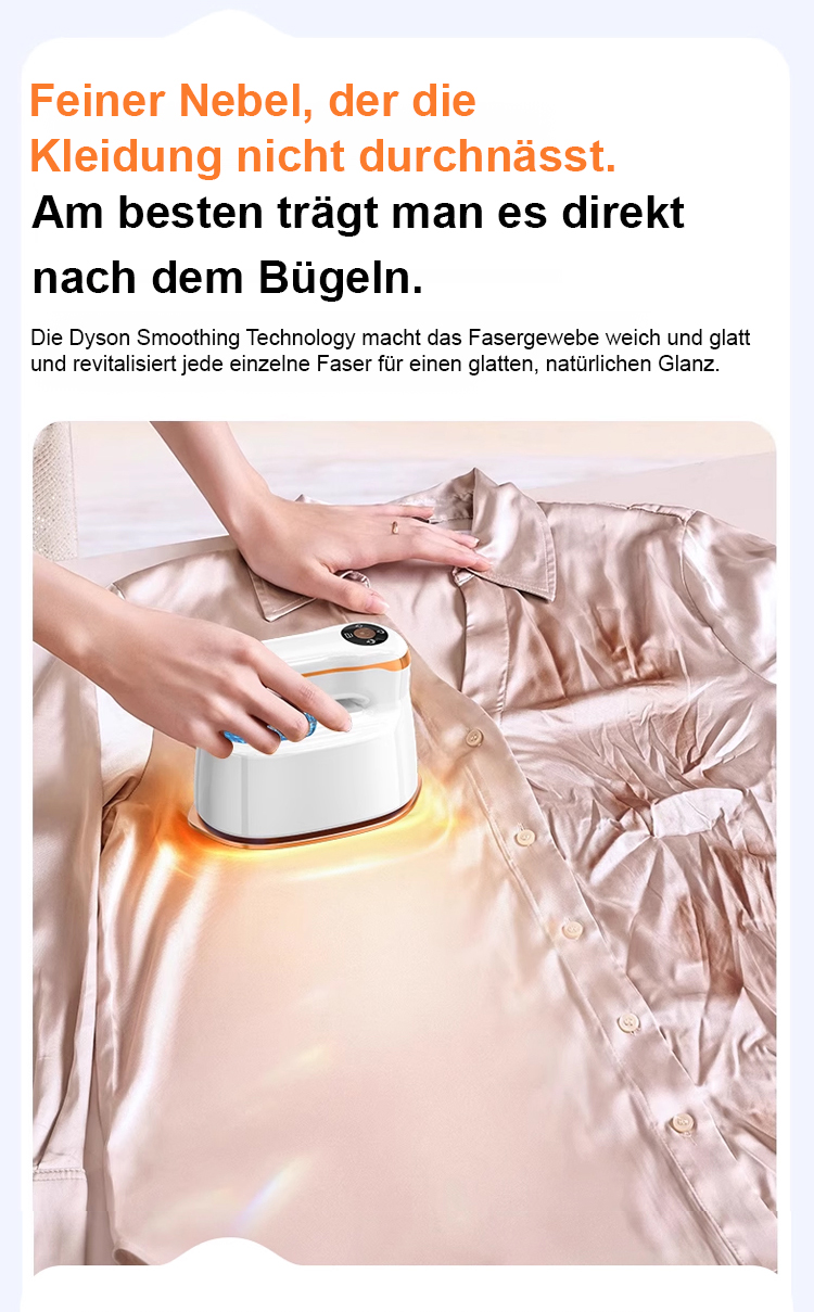 Leichtes und kompaktes Bügeleisen – ideal für Reisen