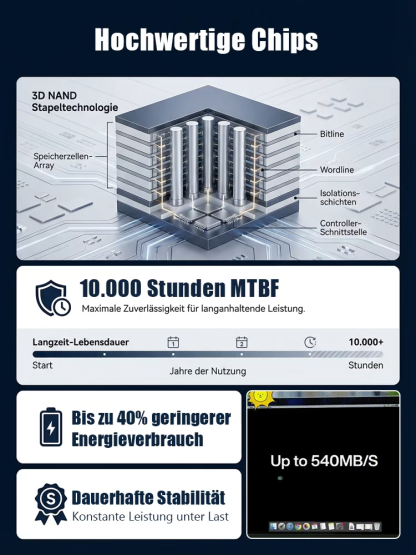 Dresden Tech Pro 32TB Hochsicherheits-Speicher ✨IP67 Datentresor✨Plug & Play für Windows & Mac