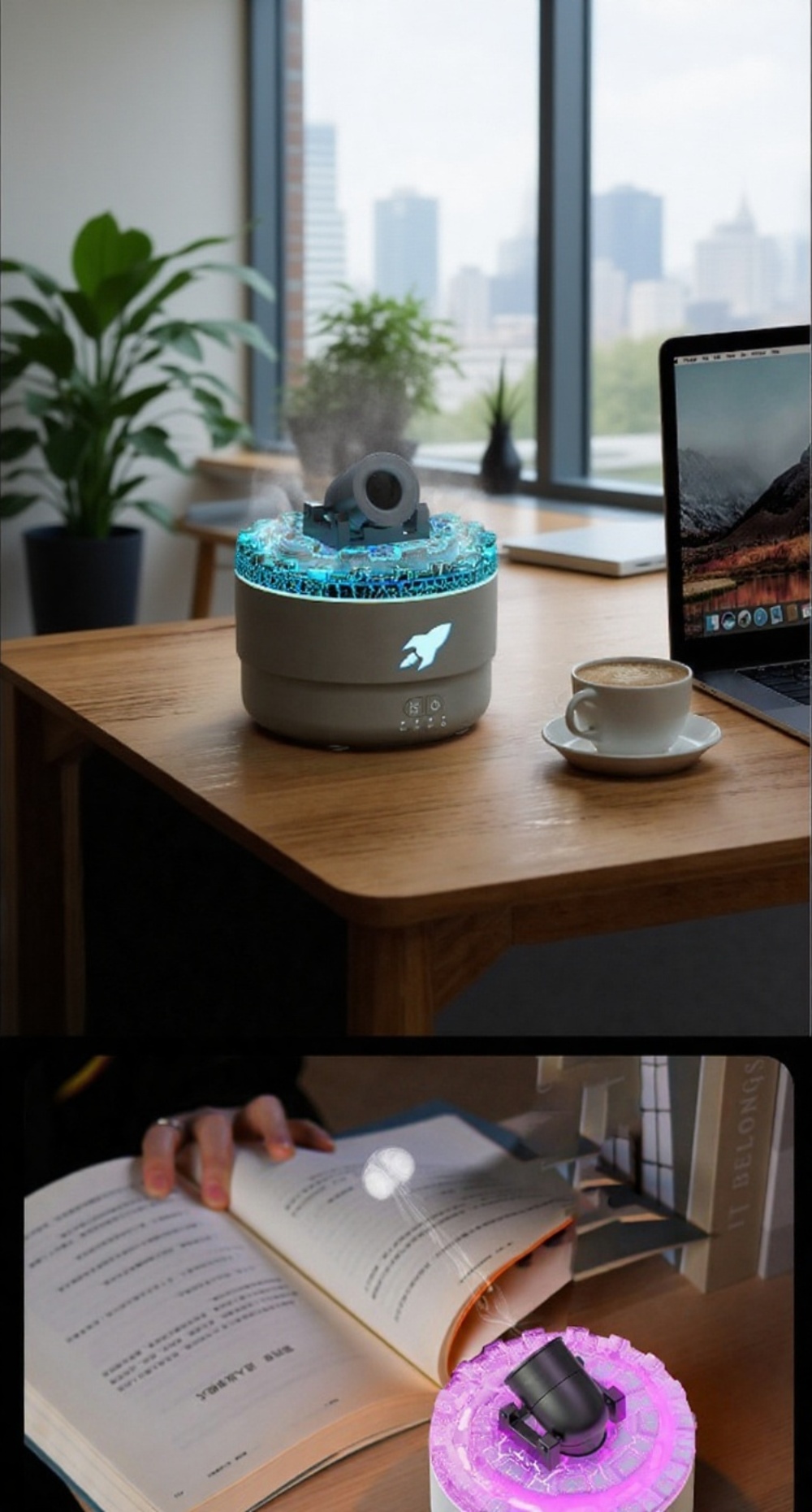 Großer Raumduft-Diffusor als dekoratives Wohnaccessoire