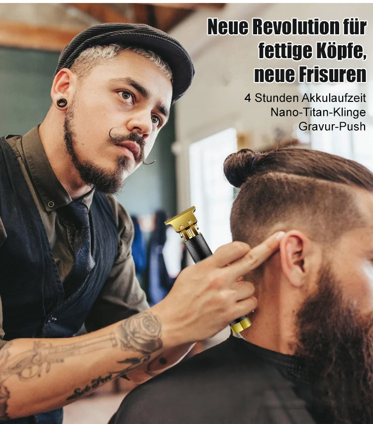 Komfortables Haarschneide-Set mit verschiedenen Aufsätzen