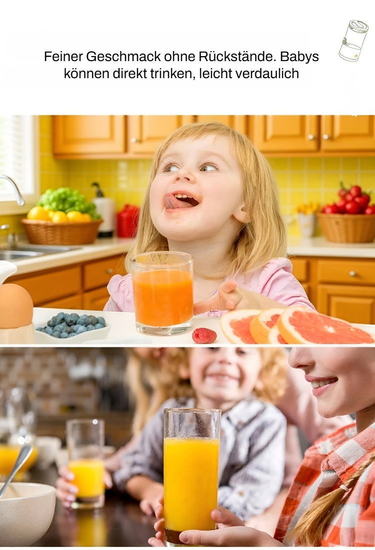 Einfache Reinigung des Multifunktions-Entsafters