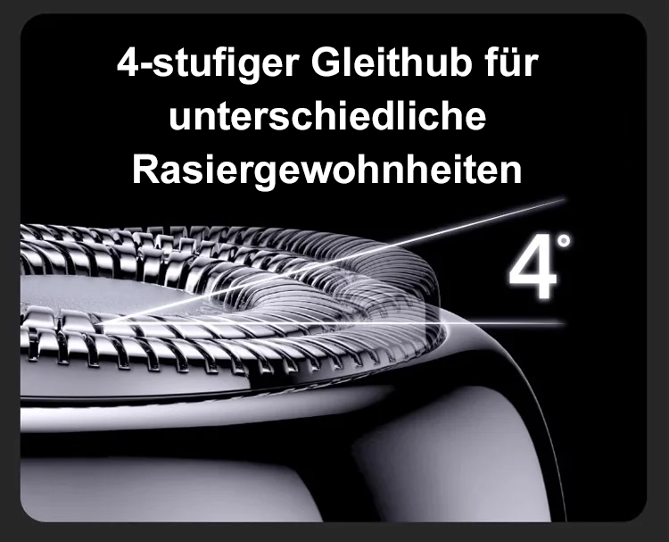 Stylischer und moderner tragbarer Rasierer