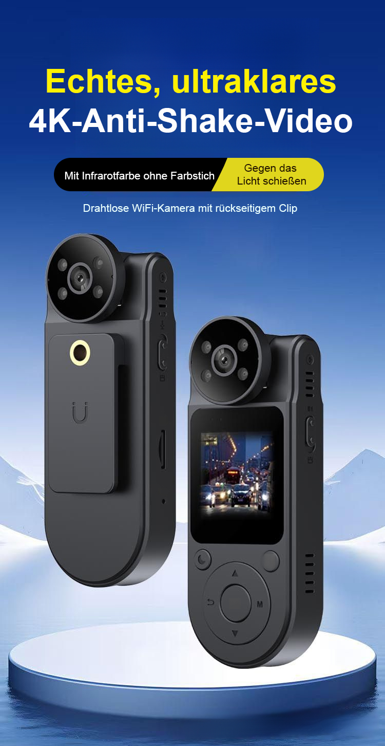 Wasserdichte Actionkamera mit Nachtsicht