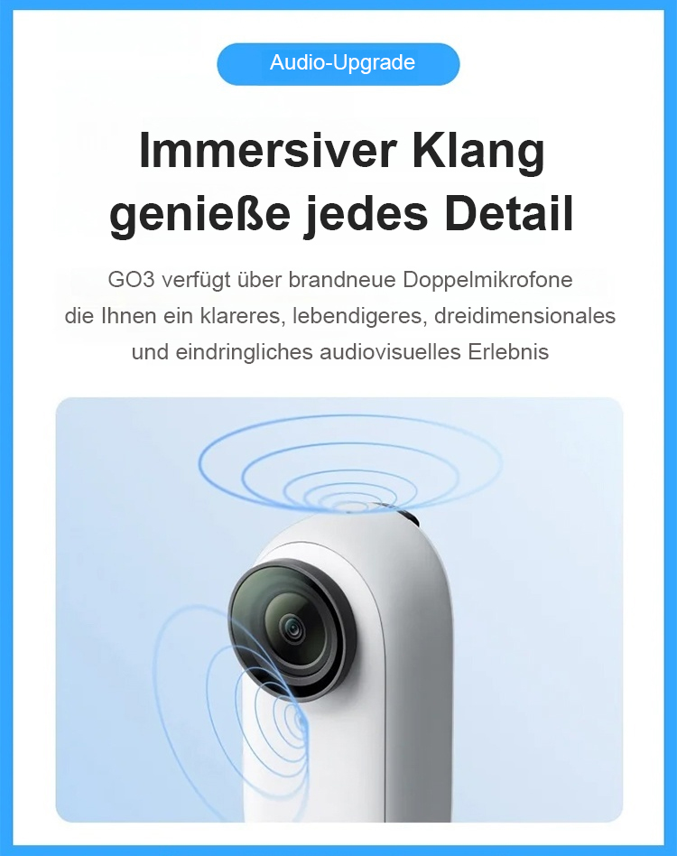 HD Kamera mit einfacher Magnetmontage