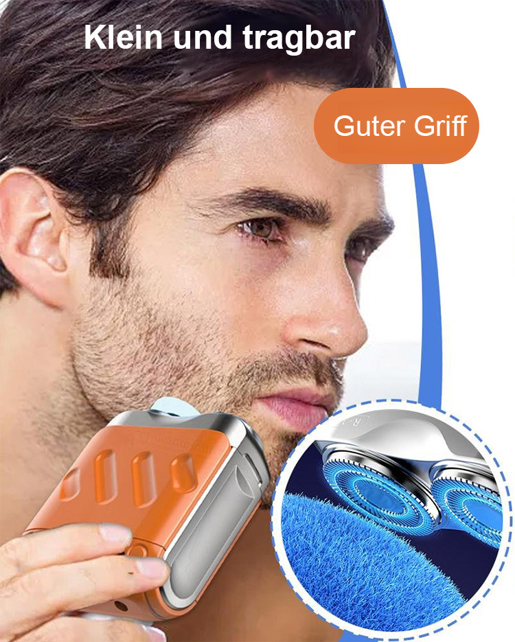 Leistungsstarker tragbarer Elektrorasierer