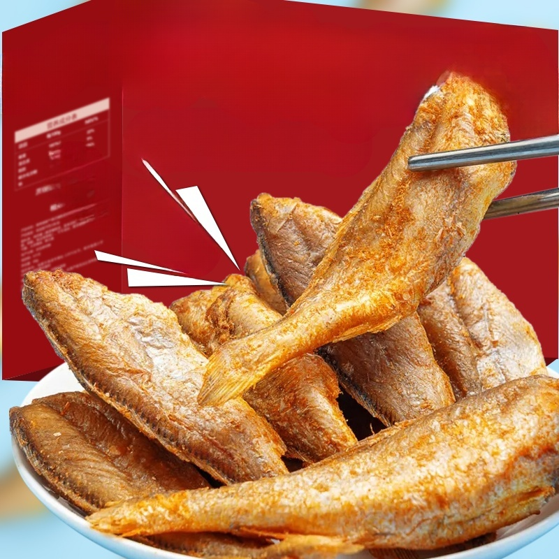 【Eine Packung/150 Fische】Knuspriger und leckerer getrockneter Gelbflossen-Umberfisch, verzehrfertig ❤ Nicht frittiert, kalorienarm