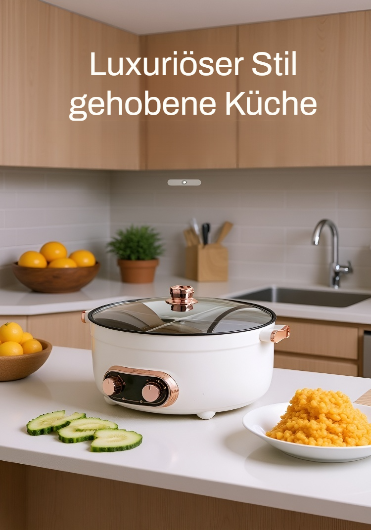 Flexibles und energiesparendes Kochen mit Vierfach-Kochstation
