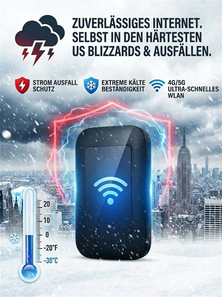 ⭐ 4G 5G Mobiler Router für Zuhause Büro und Reisen Kompakt Tragbar Plug and Play Mehrere Geräte Stabiles WLAN